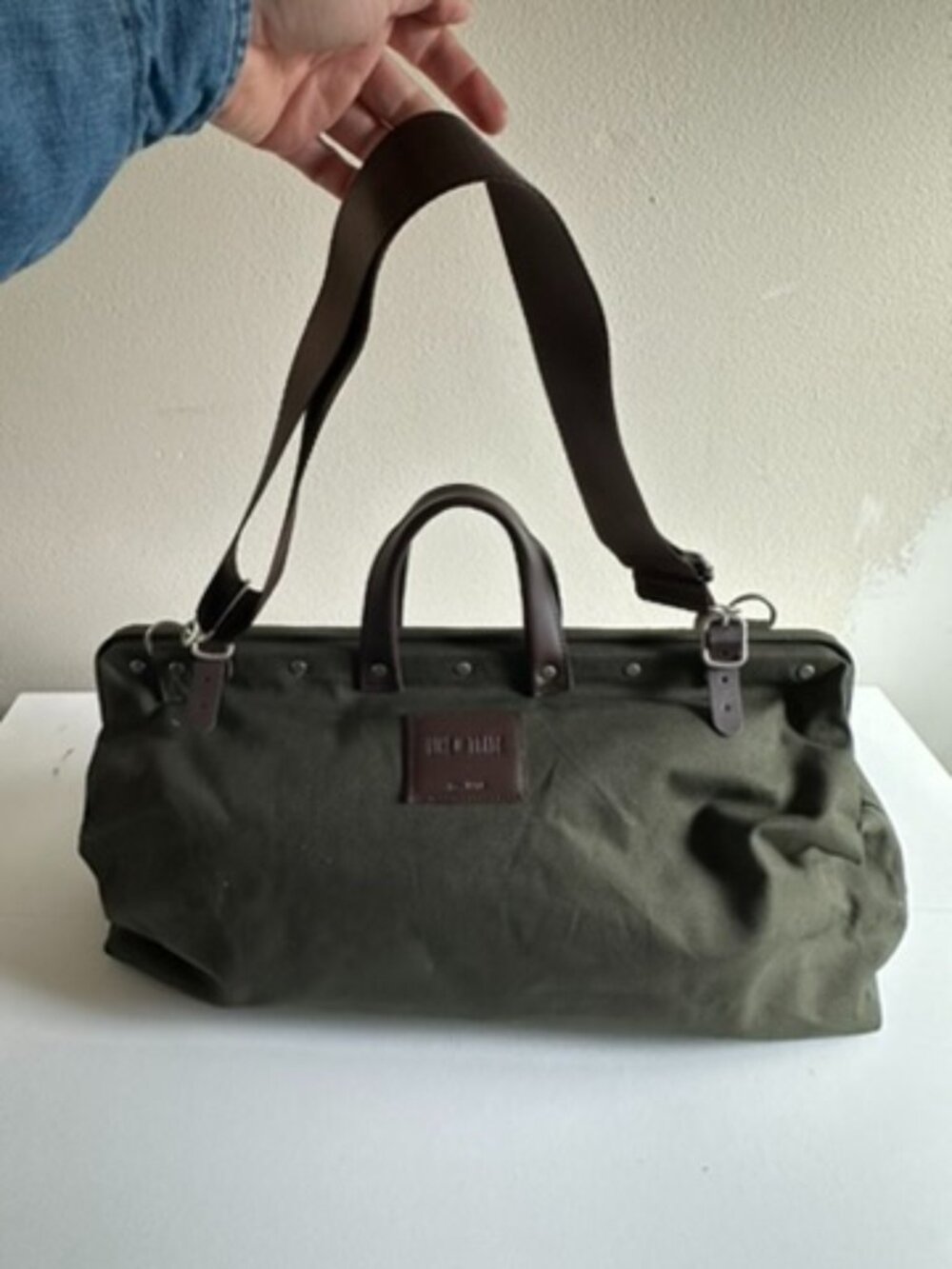 Line of trade weekender bag Olive Green